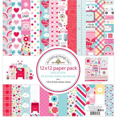 Doodlebugs Lots Of Love Designpapier - Paper Pack